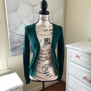 Banana republic emerald cardigan